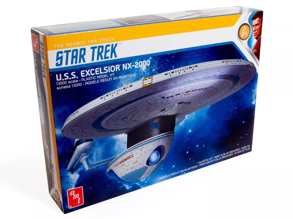 amt 1257 1/1000 Star Trek U.S.S. Excelsior Level 2 Model Kit