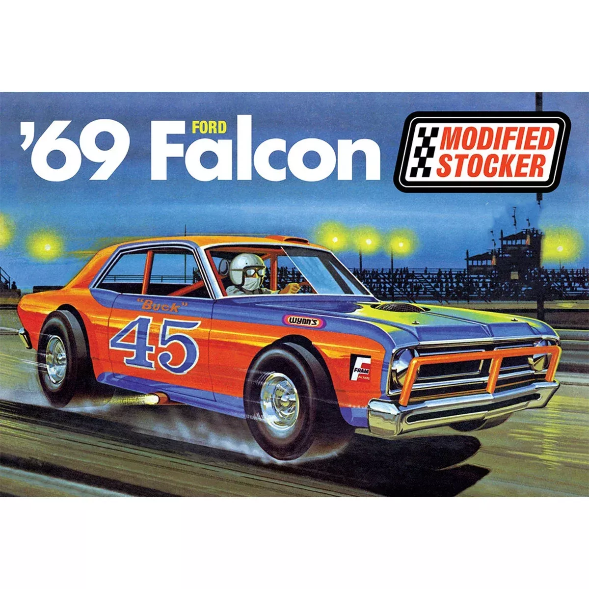 amt 1446 1/25 1969 Ford Falcon Modified Stocker Skill 2 Model Kit