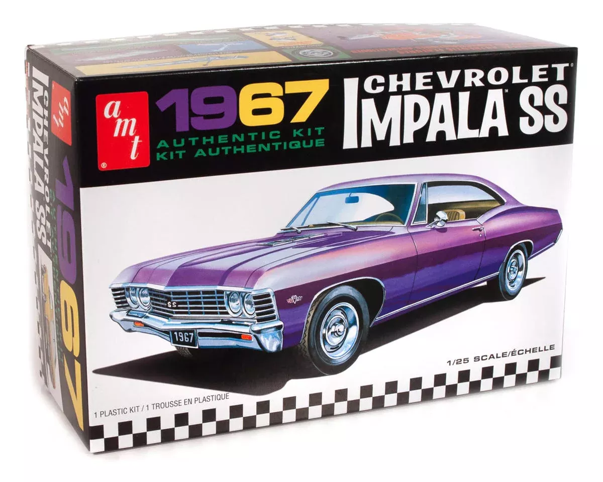 amt 981 1/25 1967 Chevy Impala SS Model Kit