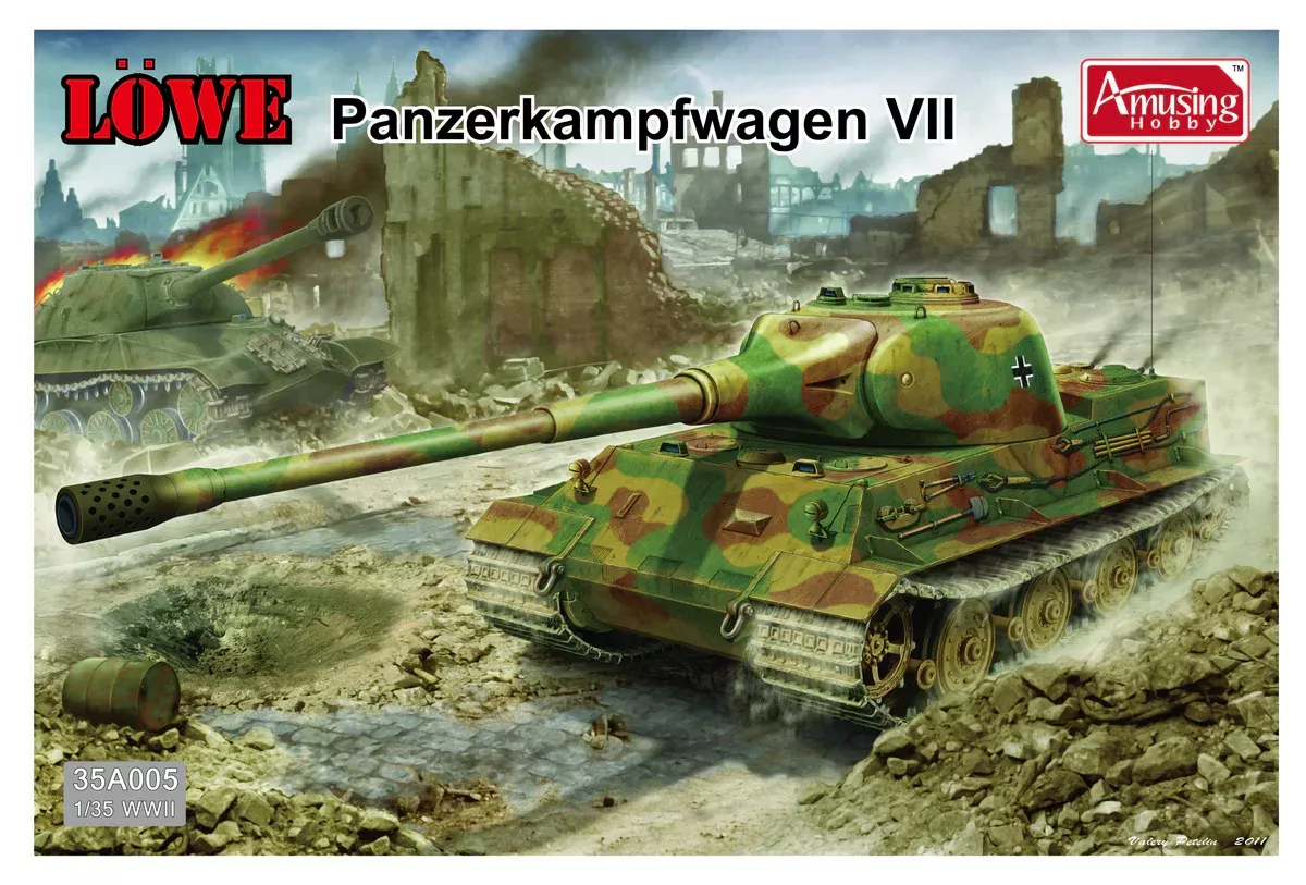 Amusing Hobby 35A005 1/35 LOWE Panzer Pz.Kpfw. VII Tank Model Kit