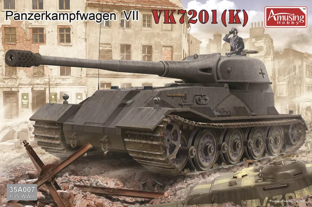 Amusing Hobby 35A007 1/35 Panzerkampfwagen VII VK72.01(K) Tank Model Kit