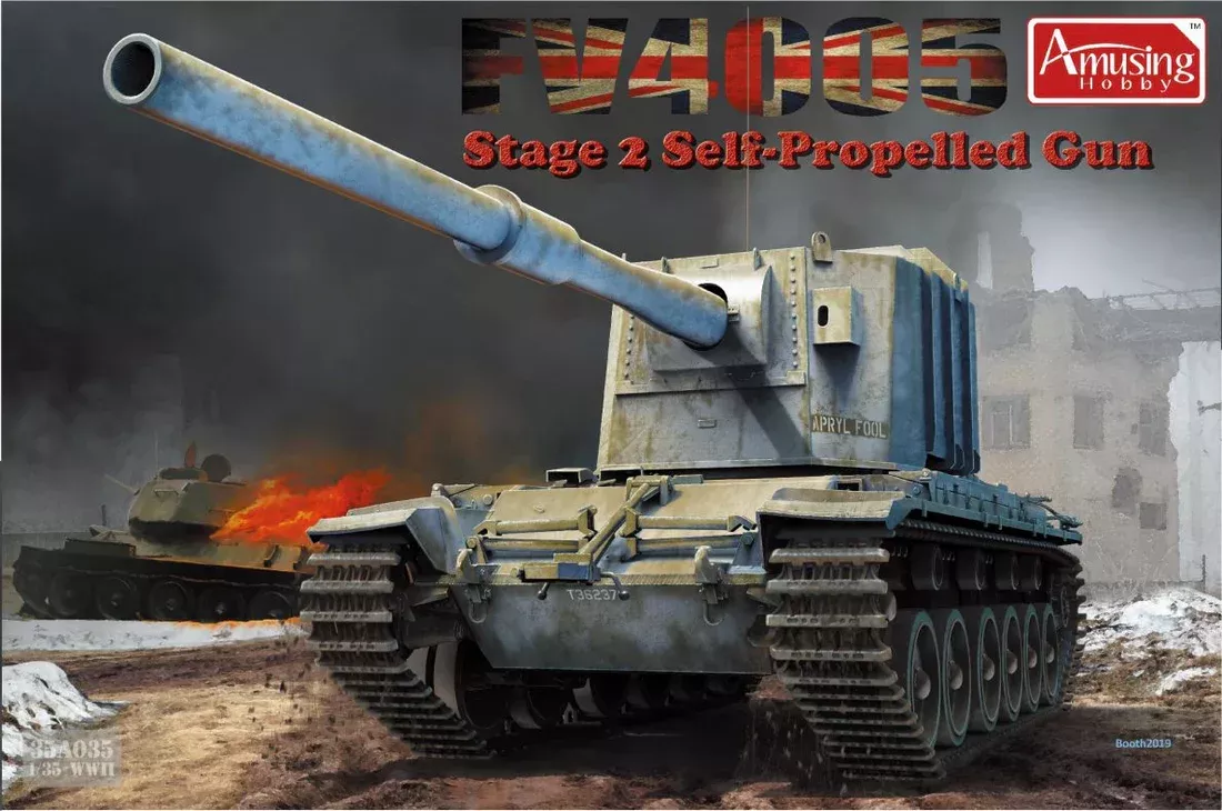 Amusing Hobby 35A029 1/35 FV4005 Stage 2 Self Propelled Gun Model Kit