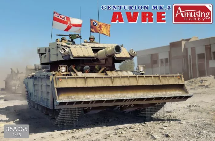 Amusing Hobby 35A035 1/35 Centurion Mk.5 AVRE Tank Model Kit