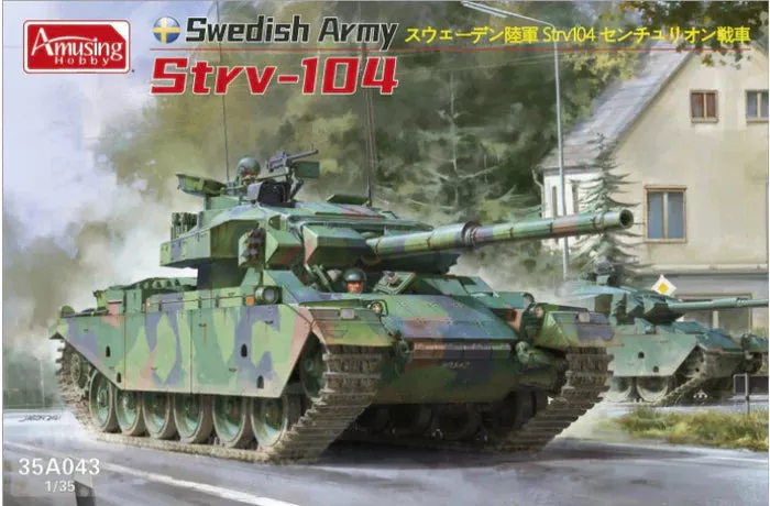Amusing Hobby 35A043 1/35 Swedish Army STRV-104 Tank Model Kit