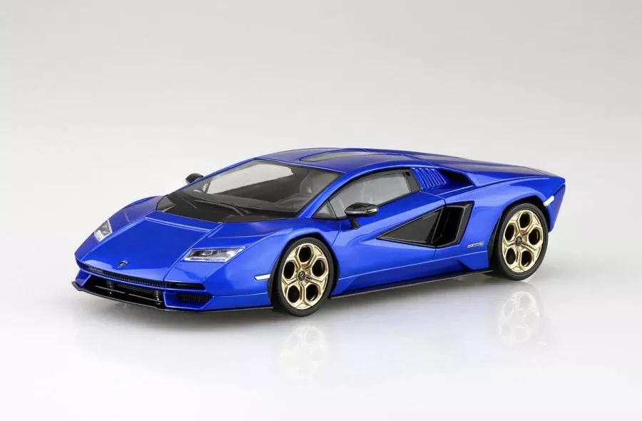 Aoshima 06544 1/32 The Snap Kit #19-E Blue Lamborghini Countach LPI 800-4