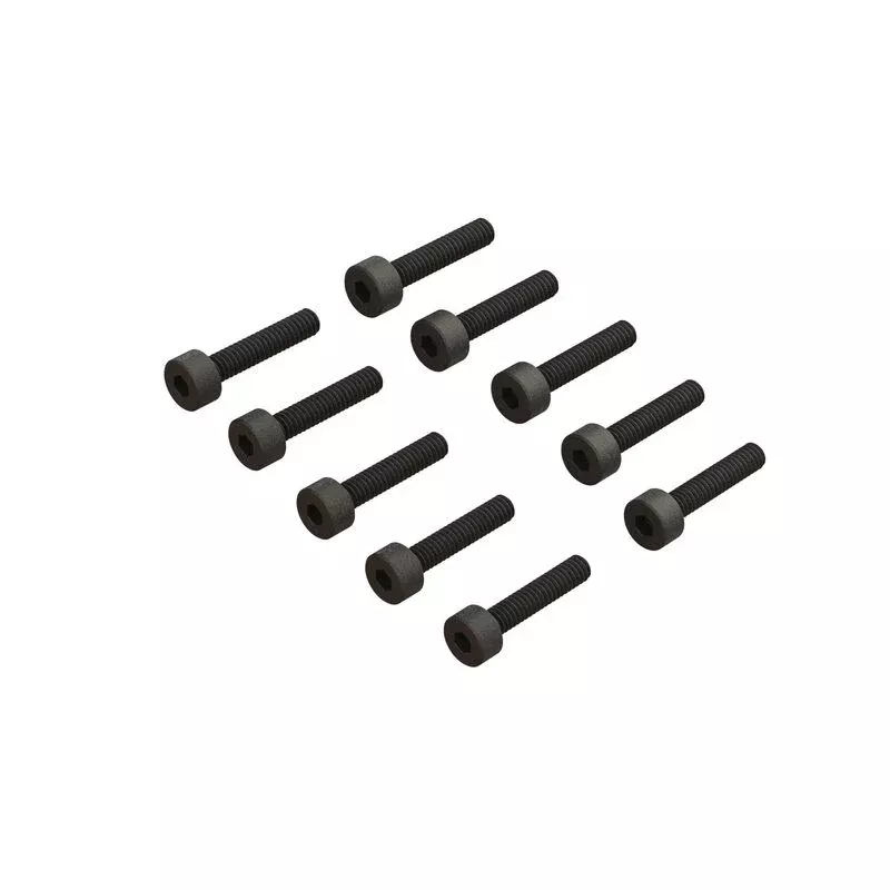 ARRMA ARA702012 Cap Head Hex Screw M2x10mm (10 Pack)