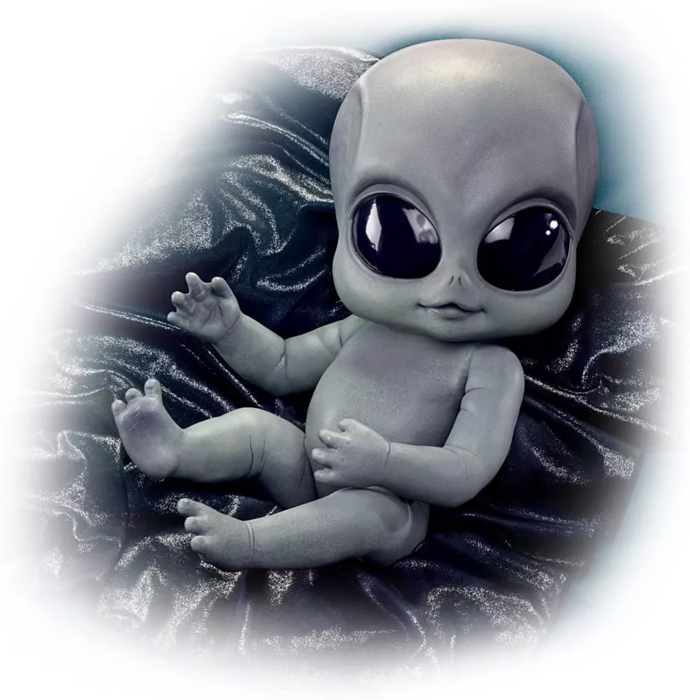The Ashton-Drake Galleries Greyson Alien Baby Doll With Poseable Arms