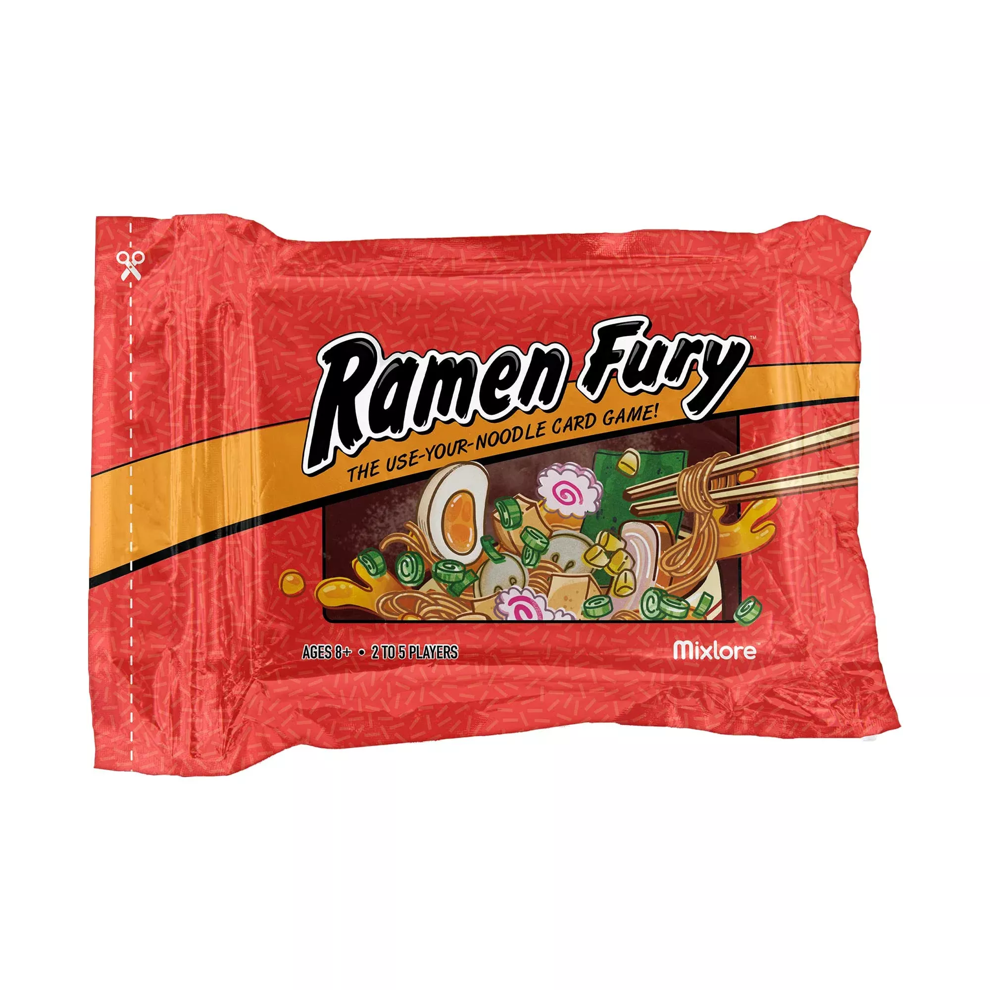 Asmodee Ramen Fury Card Game for 2-5 Players, Rust Color,