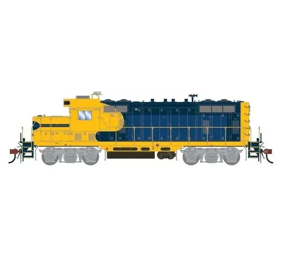 Athearn Genesis G1489 HO Scale EMD GP7u Ex-ATSF Patched Unlettered/Unnumbered DC