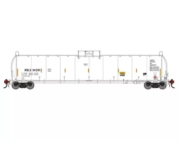 Athearn Genesis G1507 HO Scale 33K LPG Tank Car Exxon Mobil BMLX 3-Pack