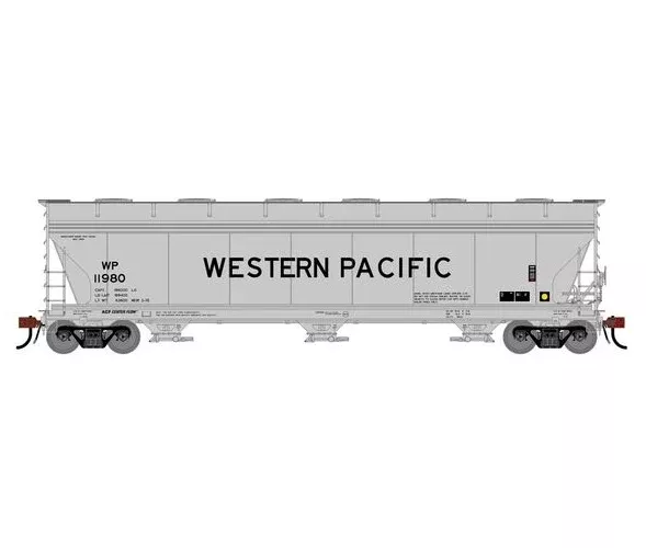 Athearn Genesis G1532 HO Scale ACF 4600 Covered Hopper Western Pacific WP 11980