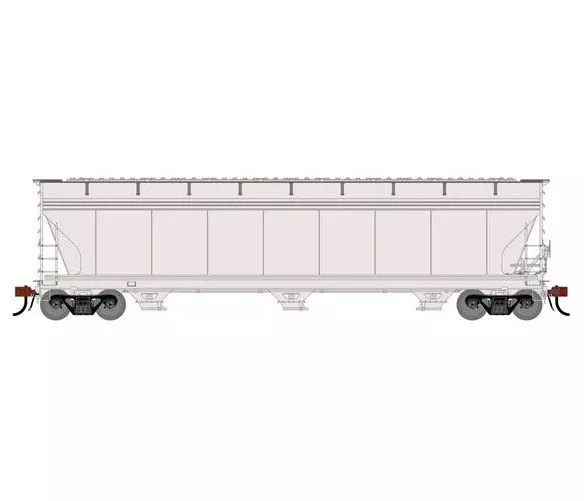 Athearn Genesis G1539 HO Scale ACF 4600 Covered Hopper Undecorated Phase II