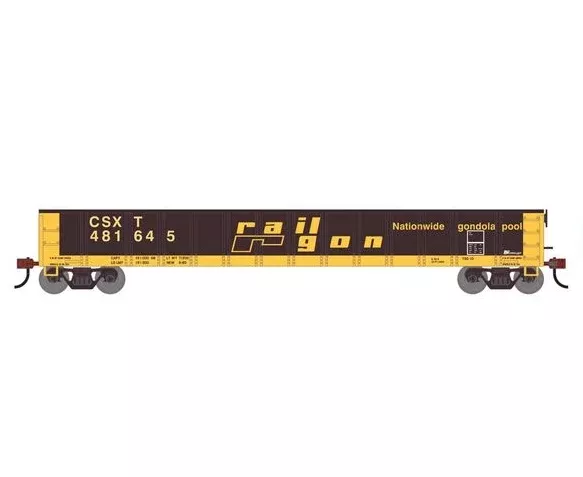 Athearn RTR 1859 HO Scale 52' Mill Gondola CSX CSXT 481645