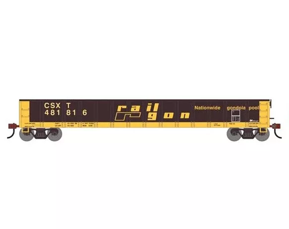 Athearn RTR 1860 HO Scale 52' Mill Gondola CSX CSXT 481816
