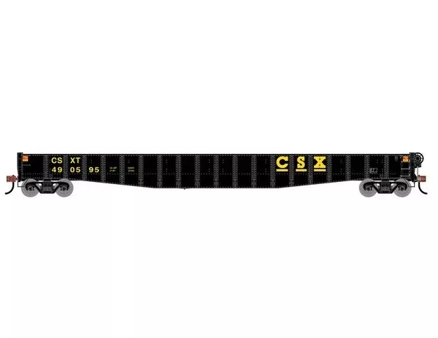 Athearn RTR 1950 HO Scale 65' Mill Gondola CSX 490595