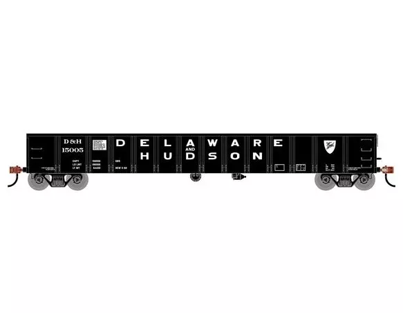 Athearn RTR 1993 HO Scale 52' Mill Gondola Delaware & Hudson D&H 15005