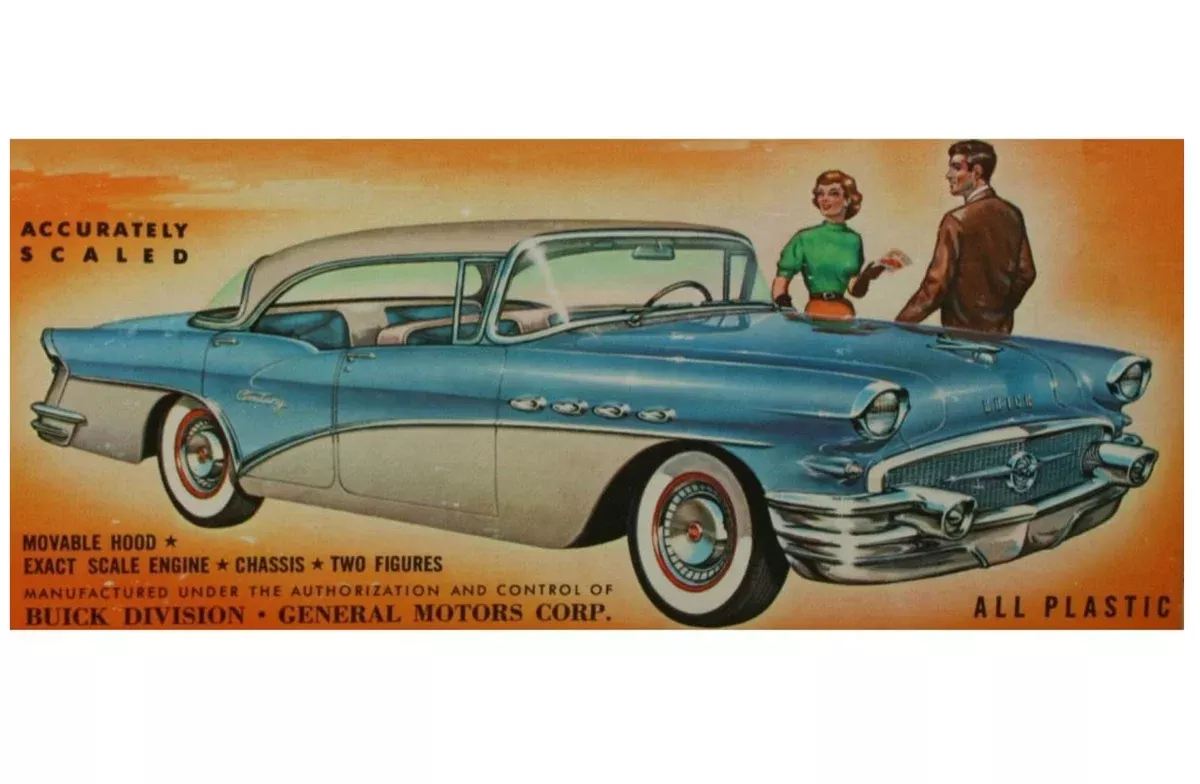Atlantis Models 1230 1/32 1956 Buick Riviera with Glass Model Car Kit
