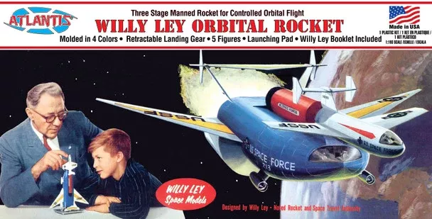 Atlantis Models 46 1/193 Space Force Orbital Rocket Model Kit