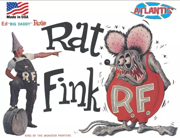 Atlantis Models H1305 Ed Big Daddy Roth Rat Fink Skill Level 3 Model Kit