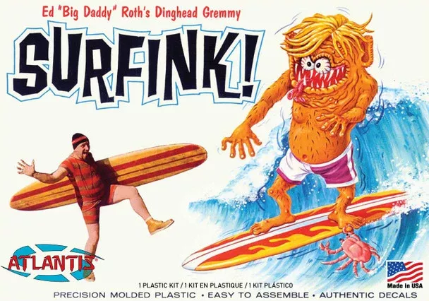Atlantis Models H1306 Ed Big Daddy Roth Surfink Skill Level 3 Model Kit