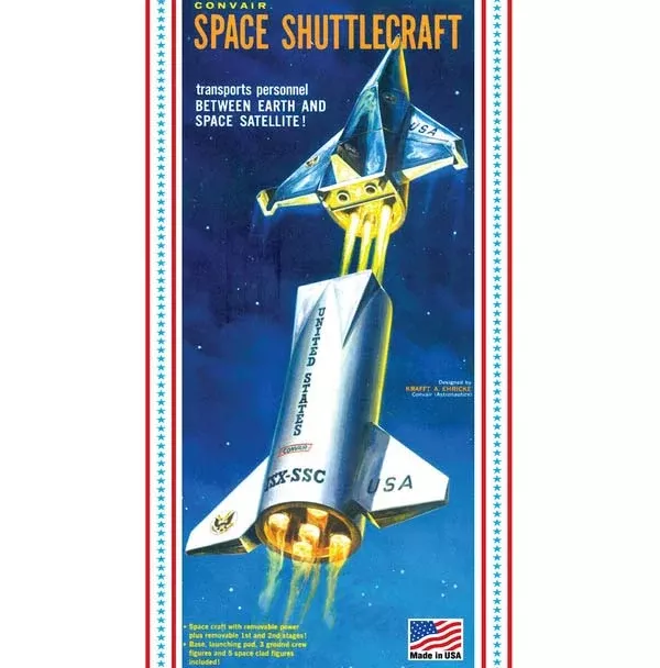 Atlantis Models H1828 1/150 Convair Shuttle Space Shuttlecraft Model Kit