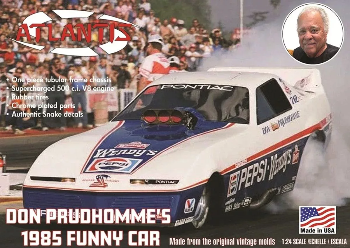 Atlantis Models M2711 1/24 Don Prudhomme Pepsi Challenger Trans AM