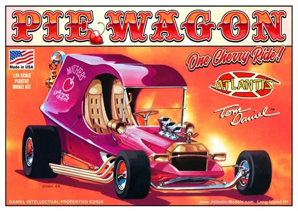 Atlantis Models M6738 1/24 Tom Daniel Pie Wagon Show Rod Model Car Kit