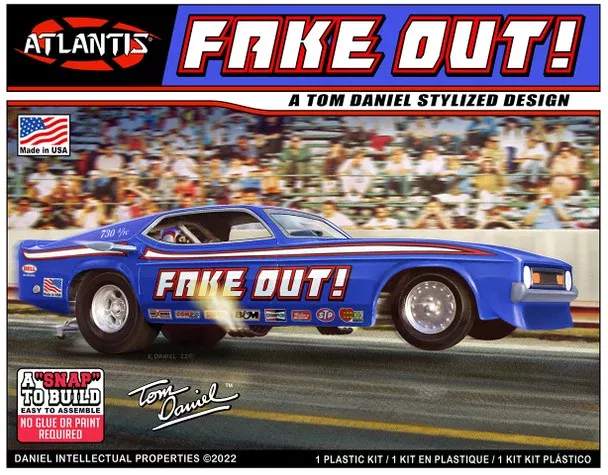 Atlantis Models M8275 1/32 Tom Daniel Fake Out Funny Car Snap Model Kit