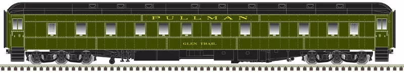 Atlas 20005107 HO Scale Pullman 6-3 Sleeper Glen Vista (Santa Fe Service)