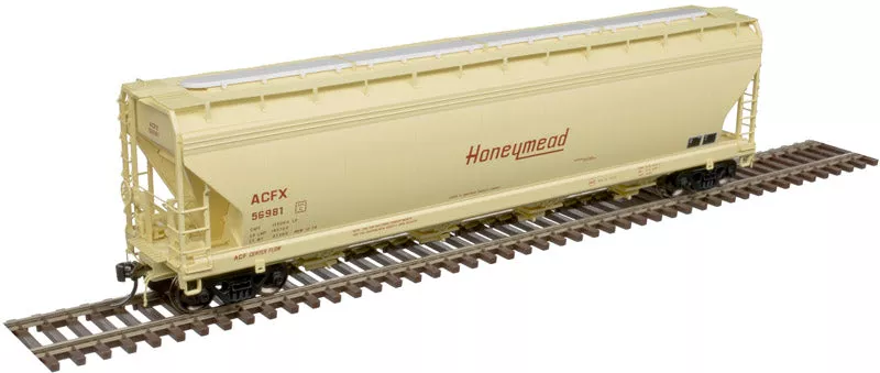 Atlas 20006384 HO Scale ACF 5250 Covered Hopper Honeymead ACFX 56981