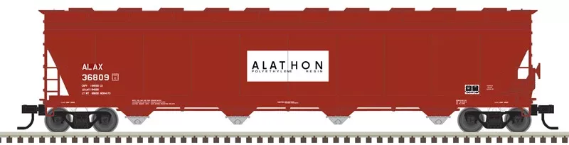 Atlas 20006735 HO Scale 5701 Covered Hopper Alathon ALAX 36823
