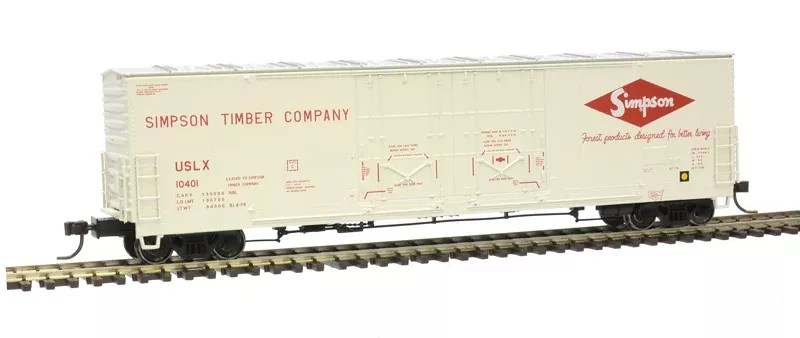 Atlas 20006784 HO Scale Evans 53' Double Plug Door Boxcar Simpson USLX 10401