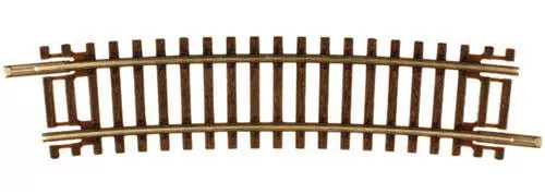 Atlas 2017 N Scale Code 55 Track 13.75" Radius Half Curve (6 Pack)