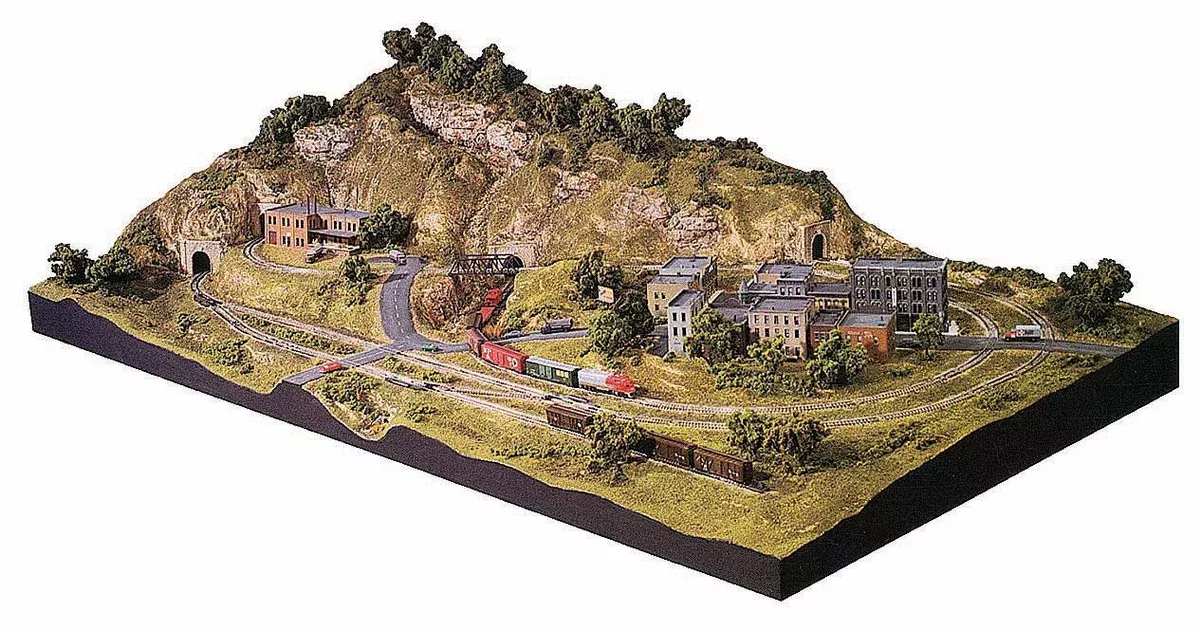 Atlas 2588 N Scale Code 80 Scenic Ridge Track Pack
