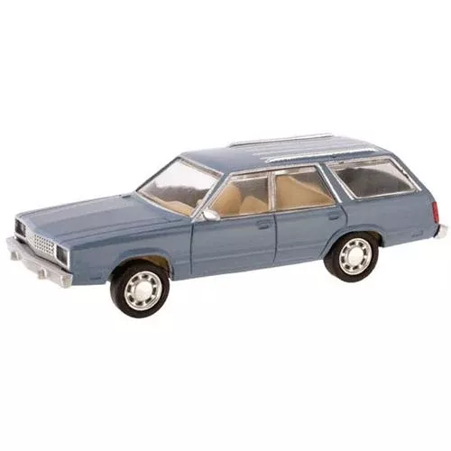 Atlas 30000039 HO Scale 1978 Ford Fairmont Wagon - Medium Blue