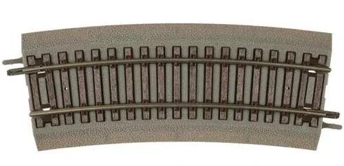Atlas 461 HO Scale True-Track 18" Radius Half Curve Sections (4 Pack)