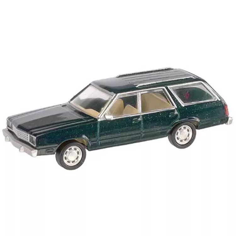 Atlas 60000037 N Scale 1978 Ford Fairmont Wagon - Black (2 Pack)