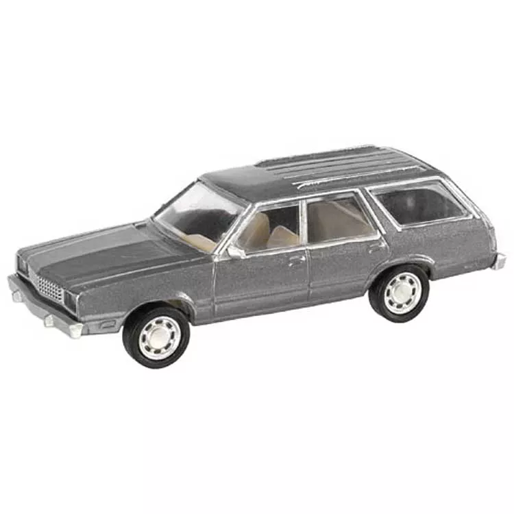 Atlas 60000162 N Scale 1978 Ford Fairmont Wagon - Silver Metallic (2 Pack)