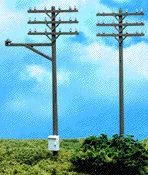 Atlas 775 HO Scale Telephone Poles