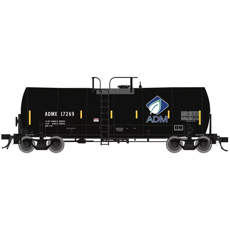 Atlas Master 20007219 HO Scale Trinity 17,600 Gallon Corn Syrup Tank Car ADMX 17283