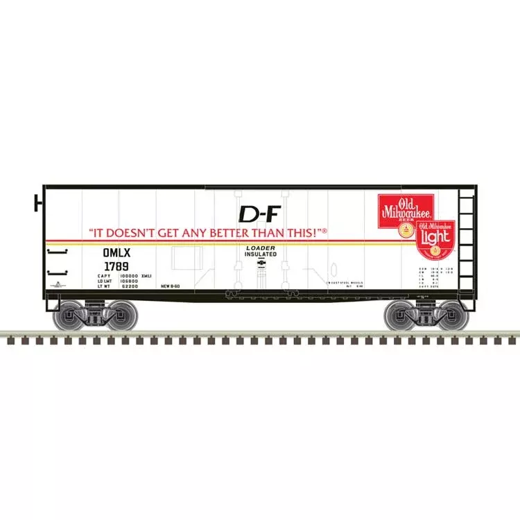 Atlas Trainman 20007244 HO Scale 40' Plug Door Boxcar Old Milwaukee 1789