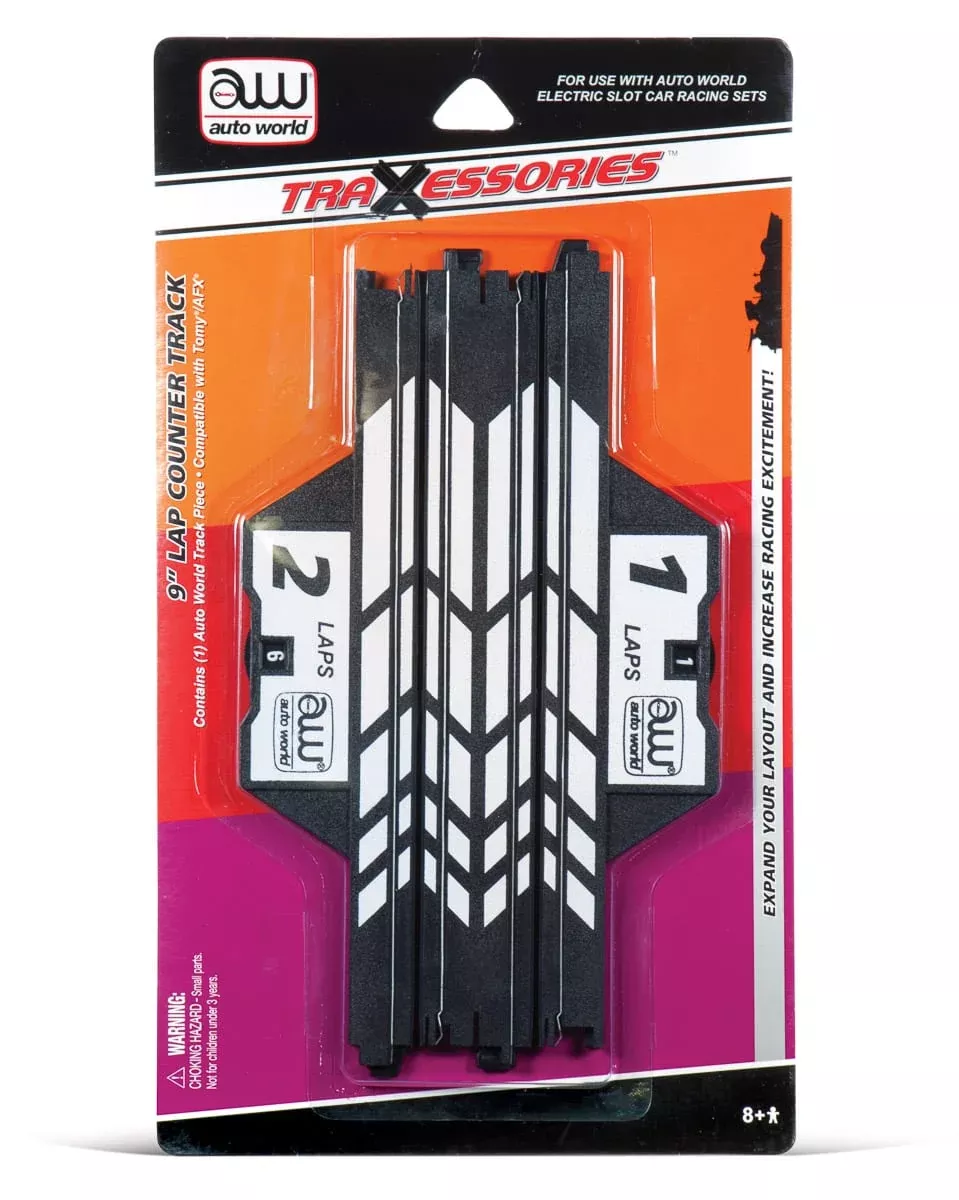 Auto World 00176 HO Scale TraXessories 9" Lap Counter Track