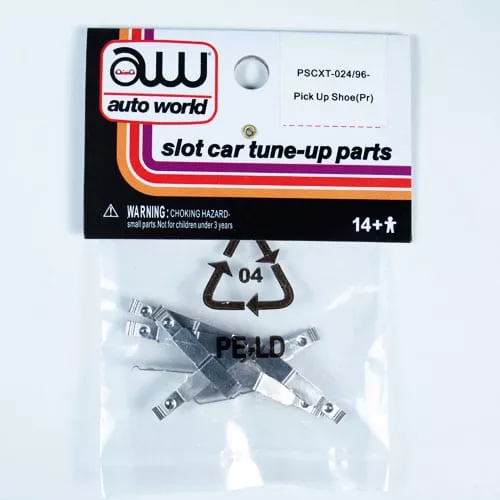 Auto World PSCXT024 HO Scale X-Traction Pick Up Shoe (6 Pair)