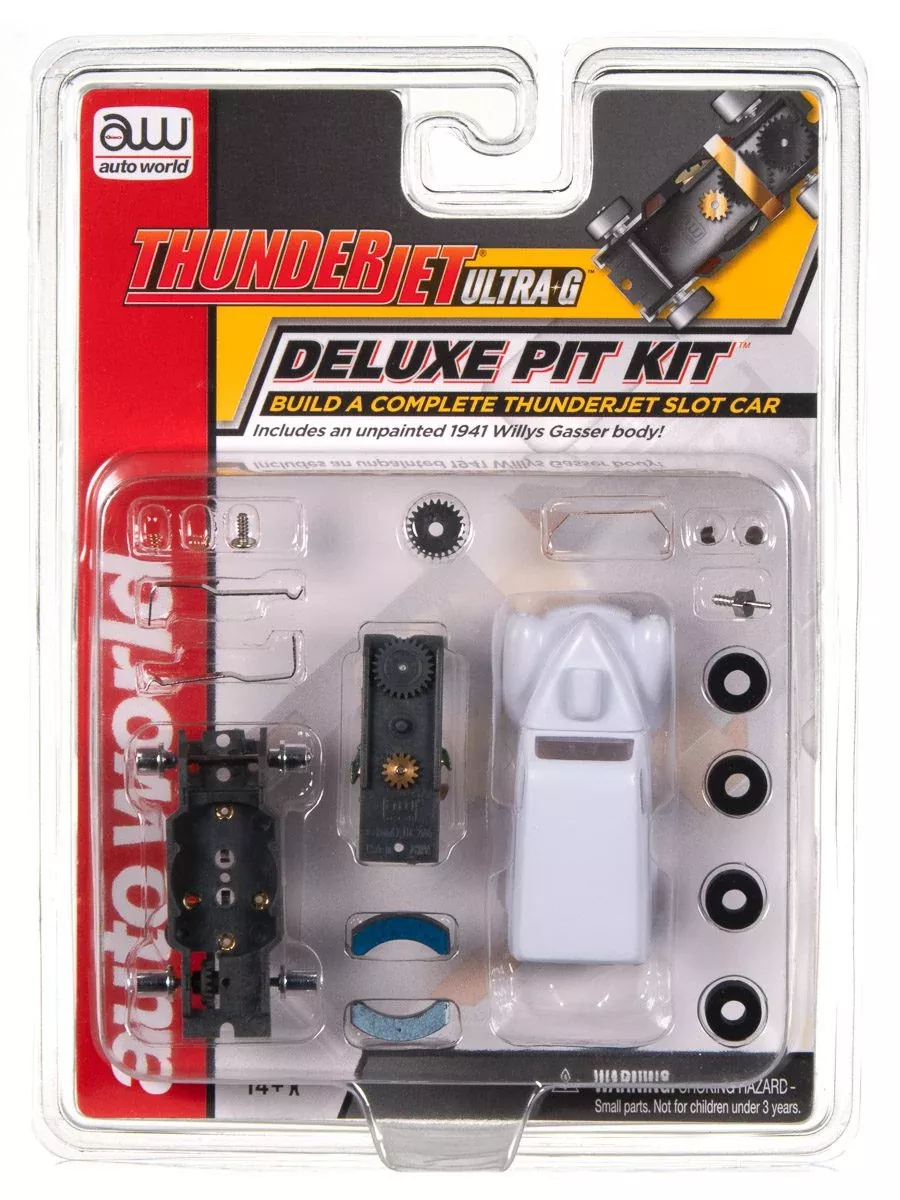 Auto World TRX125 HO Scale Thunderjet Deluxe Pit Kit - 1941 Willys Gasser