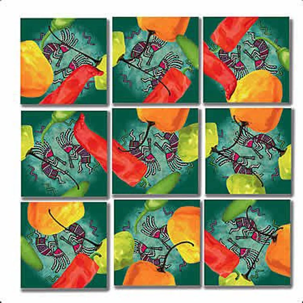 B.Dazzle Scramble Squares Puzzle 9 Pieces Jigsaw 12" x 12