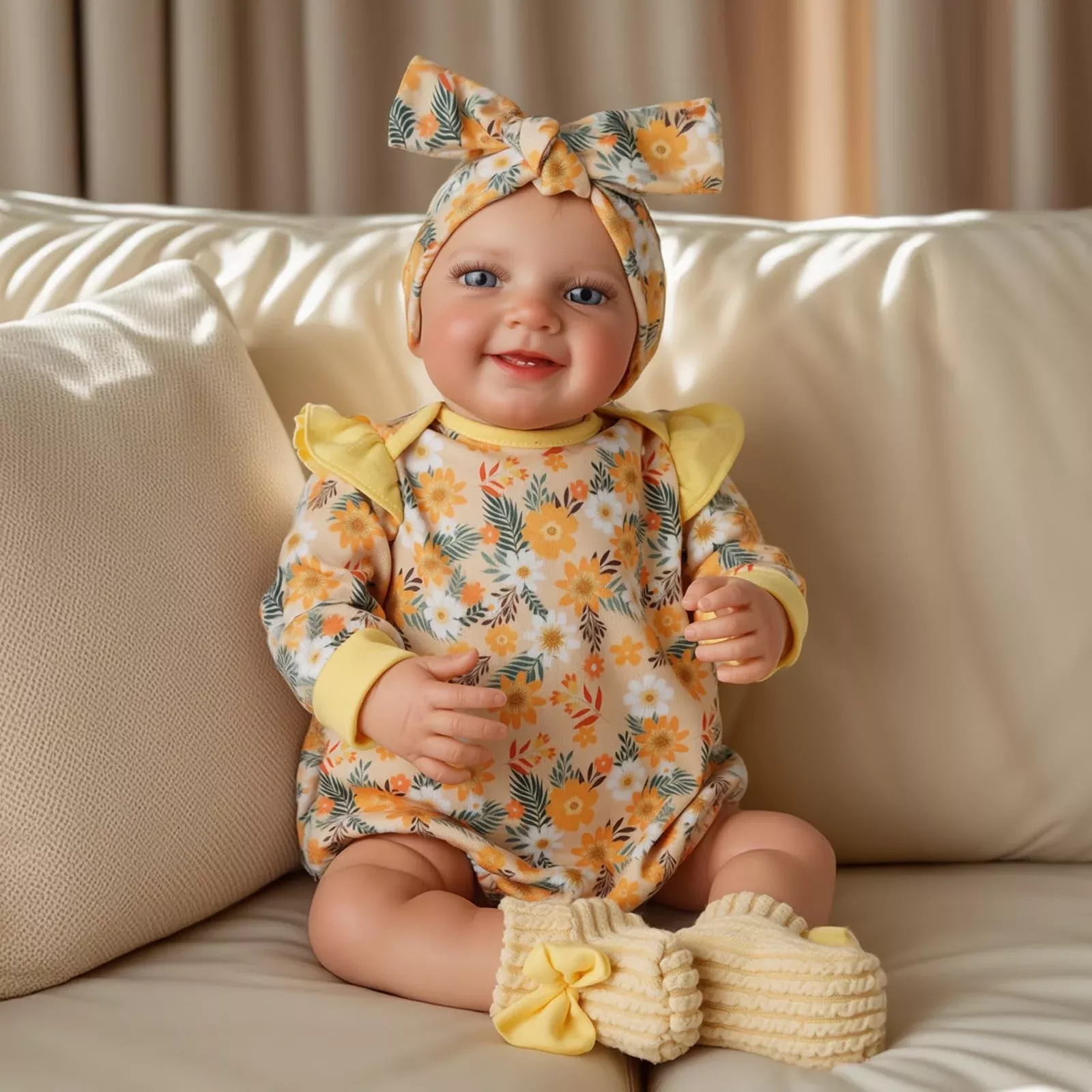 BABESIDE 3 Pcs Reborn Baby Doll Clothes Set for 17-22 Inch