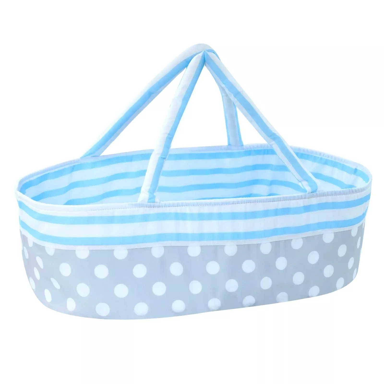 BABESIDE Doll Bassinet for 17-22" Reborn Dolls, Pink, Small