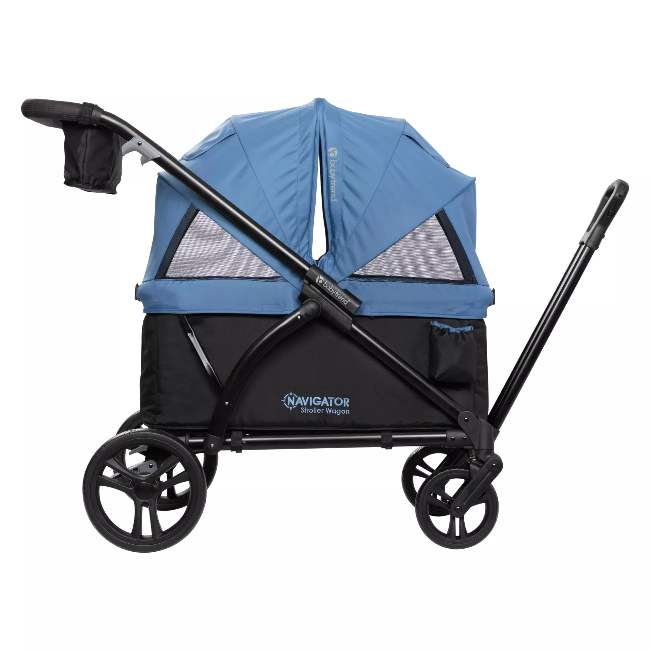 Baby Trend Navigator Stroller Wagon, Dash Blue, 2 Seater, 110 lb Capacity