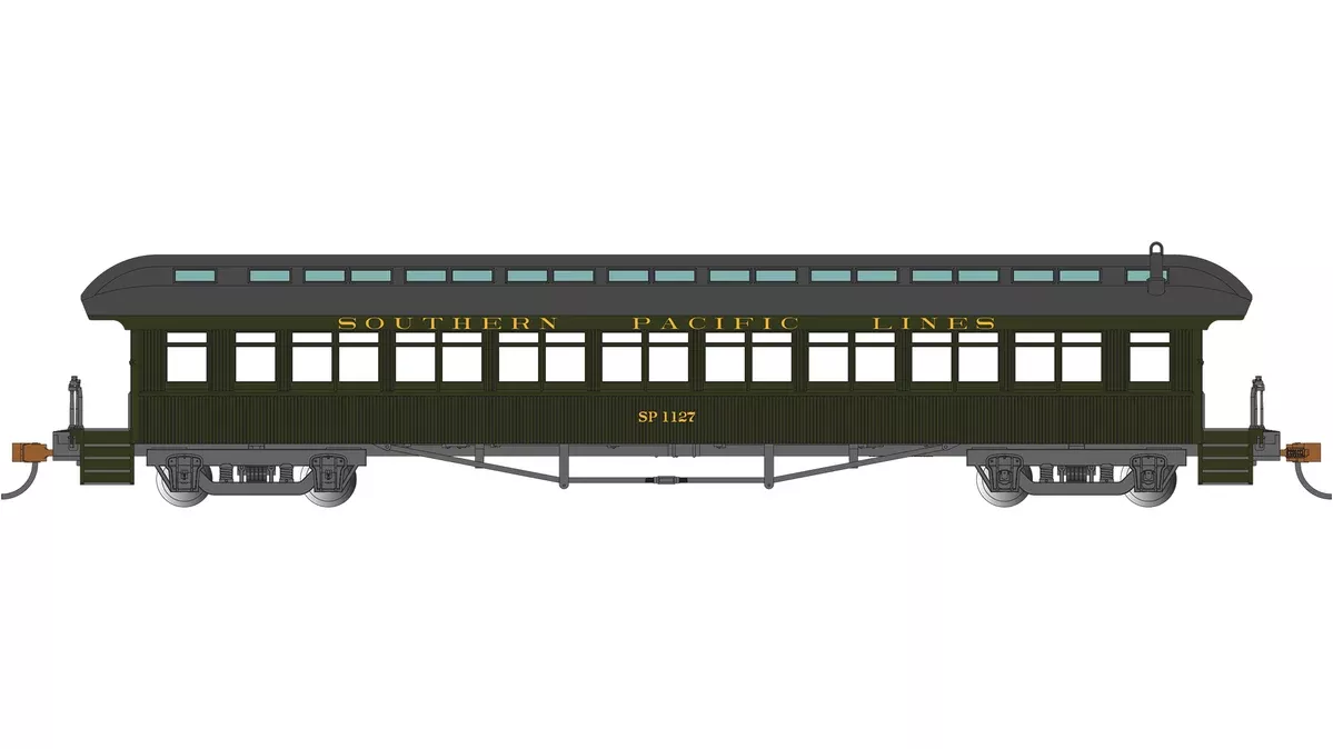 Bachmann 12805 HO Scale 60' Passenger Coach Southern Pacific 1127