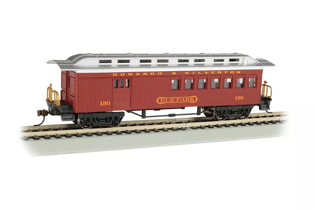 Bachmann 13507 HO Scale Old Time Passenger Combine Durango & Silverton "Elk Park" 150